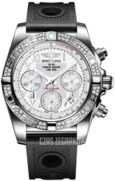 Breitling Chronomat 41 Biały/Guma Ø41 mm AB0140AA-A747-202S-A18D.2