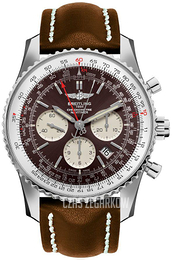 Breitling Navitimer Rattrapante Brązowy/Skóra Ø45 mm AB031021-Q615-443X-A20BA.1