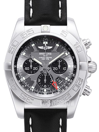 Breitling Chronomat GMT Szary/Skóra Ø47 mm AB041012-F556-441X-A20BA.1