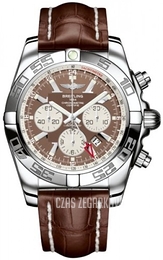 Breitling Chronomat GMT Brązowy/Skóra Ø47 mm AB041012-Q586-756P-A20BA.1