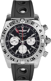 Breitling Chronomat 44 GMT Srebrny/Guma Ø44 mm AB0420B9-BB56-200S-A20D.2