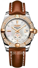 Breitling Galactic 36 Biały/Skóra Ø36 mm C3733053.A725.412X.A16BA.1