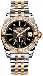 Breitling Galactic 36 Czarny/Stal w kolorze różowego złota Ø36 mm C3733053.BA54.376C