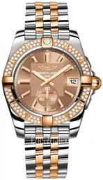 Breitling Galactic 36 Brązowy/Stal w kolorze różowego złota Ø36 mm C3733053.Q584.376C
