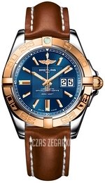 Breitling Galactic 41 Niebieski/Skóra Ø41 mm C49350L2-C810-425X-A18BA.1