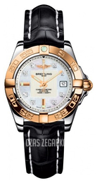 Breitling Galactic 32 Biały/Skóra Ø31.8 mm C71356L2.A712.777P.A14BA.1