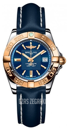 Breitling Galactic 32 Niebieski/Skóra Ø31.8 mm C71356L2.C813.116X.A14BA.1