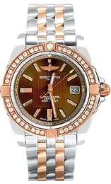Breitling Galactic 32 Brązowy/Stal w kolorze różowego złota Ø31.8 mm C71356LA.Q581.367C