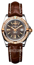 Breitling Galactic 32 Brązowy/Skóra Ø31.8 mm C71356LA.Q581.778P.A14BA.1