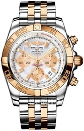 Breitling Chronomat 44 Biały/Stal Ø44 mm CB011012-A697-375C