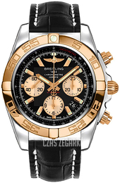 Breitling Chronomat 44 Czarny/Skóra Ø44 mm CB0110121B1P1