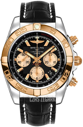 Breitling Chronomat 44 Czarny/Skóra Ø44 mm CB0110121B1P2