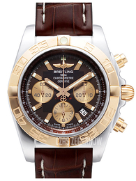 Breitling Chronomat 44 Brązowy/Skóra Ø43.5 mm CB011012-Q576-739P-A20BA.1
