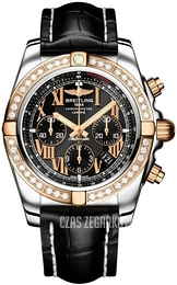 Breitling Chronomat 44 Czarny/Skóra Ø44 mm CB011053-B957-743P-A20BA.1