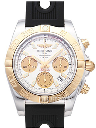 Breitling Chronomat 41 Srebrny/Guma Ø41 mm CB014012-G713-202S-A18D.2