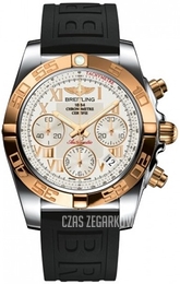 Breitling Chronomat 41 Srebrny/Guma Ø41 mm CB014012-G759-150S-A18S.1