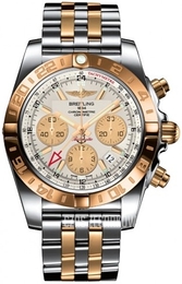 Breitling Chronomat 44 GMT Srebrny/Stal Ø44 mm CB042012-G755-375C