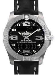 Breitling Aerospace Evo Czarny/Skóra Ø43 mm E7936310-BC27-435X-A20BASA.1