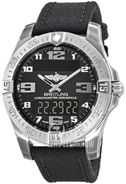 Breitling Professional Aerospace Czarny/Skóra Ø43 mm E79363101B1W1