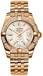 Breitling Galactic 36 Biały/18 karatowe różowe złoto Ø36 mm H3733053.A724.376H