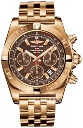 Breitling Chronomat 44 Brązowy/18 karatowe różowe złoto Ø44 mm HB011010-Q588-377H