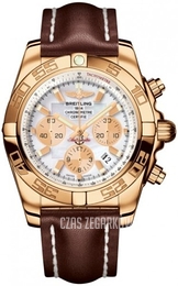 Breitling Chronomat 44 Biały/Skóra Ø44 mm HB011012-A697-437X-H20BA.1