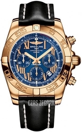 Breitling Chronomat 44 Niebieski/Skóra Ø44 mm HB011012-C784-435X-H20BA.1