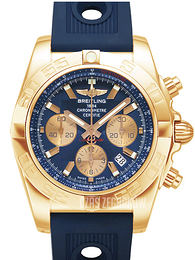 Breitling Chronomat 44 Niebieski/Guma Ø44 mm HB011012-C790-211S-H20D.3
