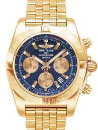 Breitling Chronomat 44 Niebieski/18 karatowe różowe złoto Ø44 mm HB011012-C790-375H