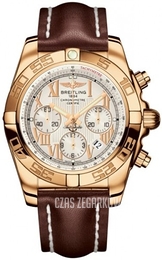 Breitling Chronomat 44 Srebrny/Skóra Ø44 mm HB011012-G677-437X-H20BA.1