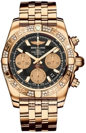 Breitling Chronomat 41 Czarny/18 karatowe różowe złoto Ø41 mm HB0140AA-BA53-378H