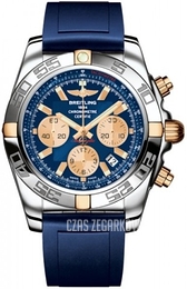 Breitling Chronomat 44 Niebieski/Guma Ø44 mm IB011012-C790-145S-A20S.1
