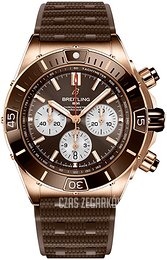 Breitling Chronomat B01 44 Brązowy/Guma Ø44 mm RB0136E31Q1S1