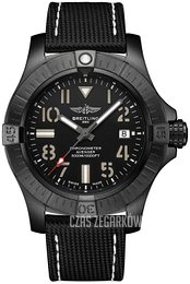 Breitling Avenger Ii Seawolf Czarny/Skóra Ø45 mm V17319101B1X1