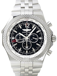 Breitling for Bentley GMT Czarny/Stal Ø49 mm A4736212-B919-998A