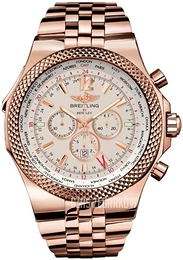Breitling for Bentley GMT Srebrny/18 karatowe różowe złoto Ø49 mm R4736212-G665-998R