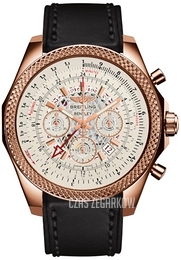 Breitling for Bentley B04 GMT Srebrny/Skóra Ø49 mm RB043112-G775-478X-R20BA.1
