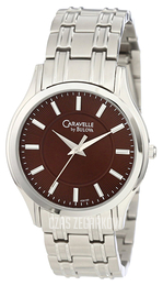 Bulova Caravelle Brązowy/Stal Ø36.9 mm 43A100