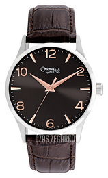 Bulova Caravelle Szary/Skóra Ø40 mm 43A105