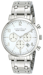Bulova Caravelle Biały/Stal Ø40 mm 43B138