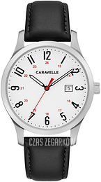 Bulova Biały/Skóra Ø40.2 mm 43B152