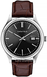 Bulova Caravelle Czarny/Skóra Ø41.25 mm 43B156
