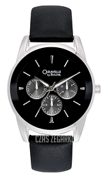 Bulova Caravelle Czarny/Skóra Ø40 mm 43C109