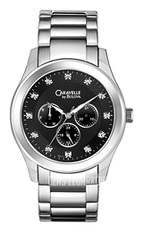 Bulova Caravelle Czarny/Stal Ø42 mm 43C111