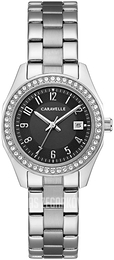 Bulova Caravelle Czarny/Stal Ø28 mm 43M121