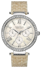 Bulova Caravelle Biały/Plastik Ø38 mm 43N102