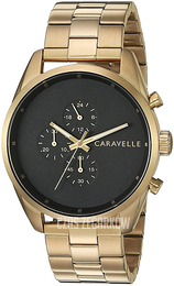 Bulova Caravelle Czarny/Stal w odcieniu złota Ø44 mm 44A113