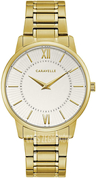 Bulova Caravelle Biały/Stal w odcieniu złota Ø39 mm 44A114