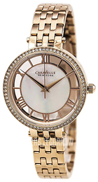 Bulova Caravelle Biały/Stal w kolorze różowego złota Ø36 mm 44L171
