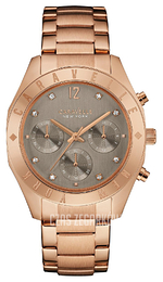Bulova Caravelle Szary/Stal w kolorze różowego złota Ø36 mm 44L190